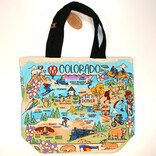 Art Studio Co Tote Bag - Colorado Map
