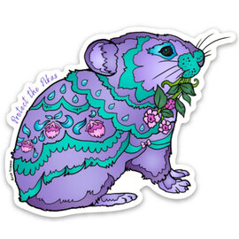 ALASKA WILD AND FREE STICKER-PROTECT THE PIKAS BLUE 3" ALASKA WILD AND FREE STICKER-PROTECT THE PIKAS BLUE 3"