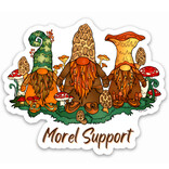 ALASKA WILD AND FREE STICKER-MOREL SUPPORT GNOMES 8"