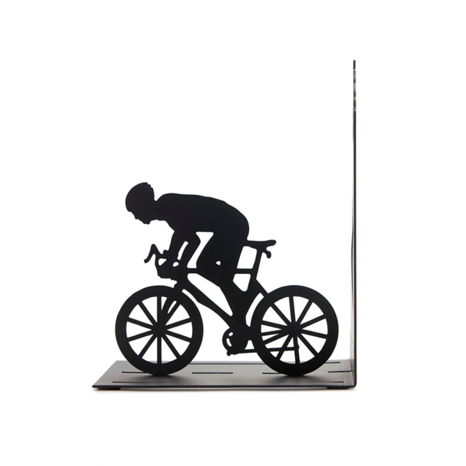 BALVI *BOOKEND-CYCLIST BLK MTL