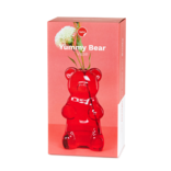 BALVI VASE-YUMMY BEAR RED GLASS