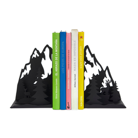 BALVI BOOKEND-MOUNTAINS BLK MTL