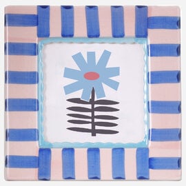 ChagoArt Frame - Blue Stripe Ceramic Hand-painted ChagoArt Frame - Blue Stripe Ceramic Hand-painted