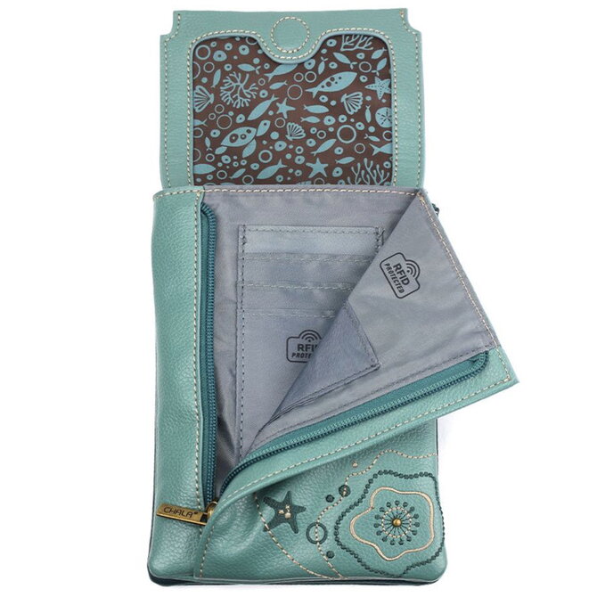 Chala Group Inc CRISSCELLXBODY-TUTRLE TEAL