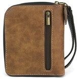 Chala Group Inc ZIPA WALLET-SLIM CAT BRWN