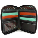 Chala Group Inc ZIPA WALLET-SLIM CAT BRWN