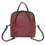 Chala Group Inc BACKPACK/PURSE-PAW BURGUNDY