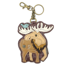 Chala Group Inc COIN PURSE/FOB-MOOSE Chala Group Inc COIN PURSE/FOB-MOOSE