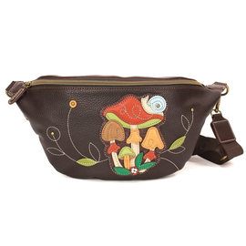 Chala Group Inc FANNY PACK-MUSHROOMS BROWN