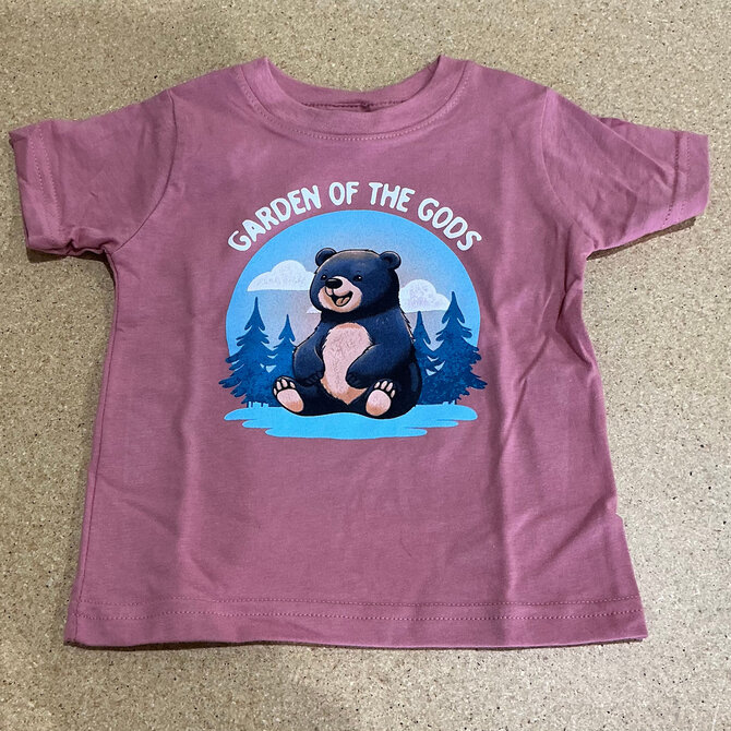 Prairie Mtn Screening Infant T Shirt - Lullaby Black Bear Garden of the Gods