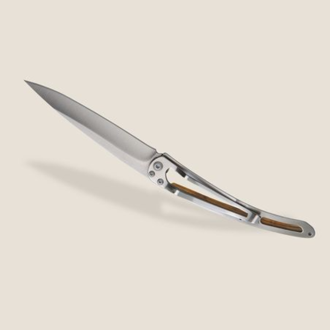 DEEJO Knife - Olive Wood/Terra Incogita