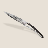 DEEJO Knife - Ebony Wood/Rock'n Roll