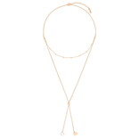 Demdaco/misc Product Necklace - Double Heart Lariat Charm