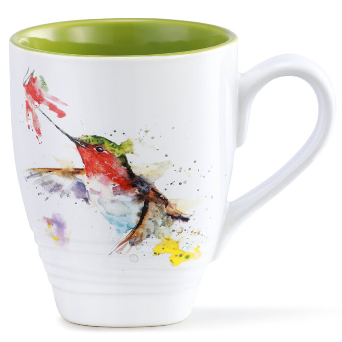 Demdaco/misc Product MUG - Hummer & Flower
