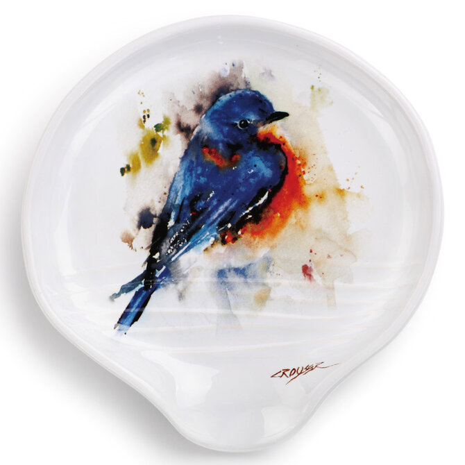 Demdaco/misc Product Spoon Rest - Spring Blue Bird