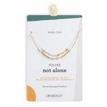 Demdaco/misc Product Morse Code Necklace - You Are Not Alone