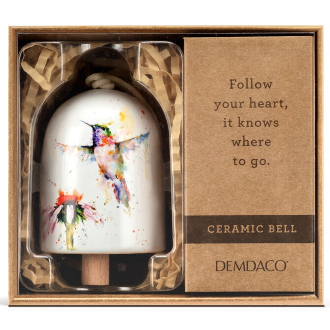 Demdaco/misc Product Bell - Mini Hummer/Coneflower