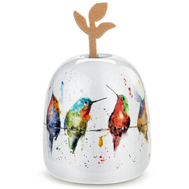 Demdaco/misc Product Vase - Hummers on Wire Demdaco/misc Product Vase - Hummers on Wire