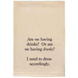 Ellembee Tea Towel - Drinks/Dranks Ellembee Tea Towel - Drinks/Dranks