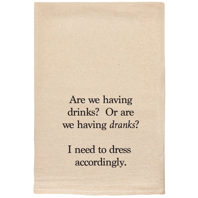 Ellembee Tea Towel - Drinks/Dranks