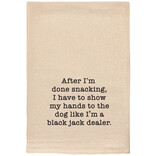 Ellembee Tea Towel - Black Jack Dealer