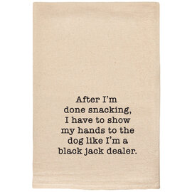 Ellembee Tea Towel - Black Jack Dealer Ellembee Tea Towel - Black Jack Dealer