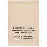 Ellembee Tea Towel - Responsible Adult
