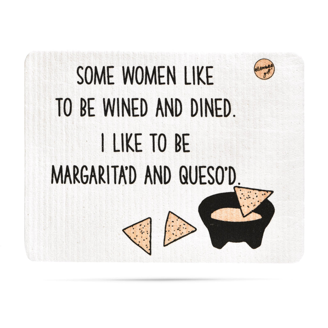 Ellembee Dishcloth - Margarita'd and Queso'd Reusable