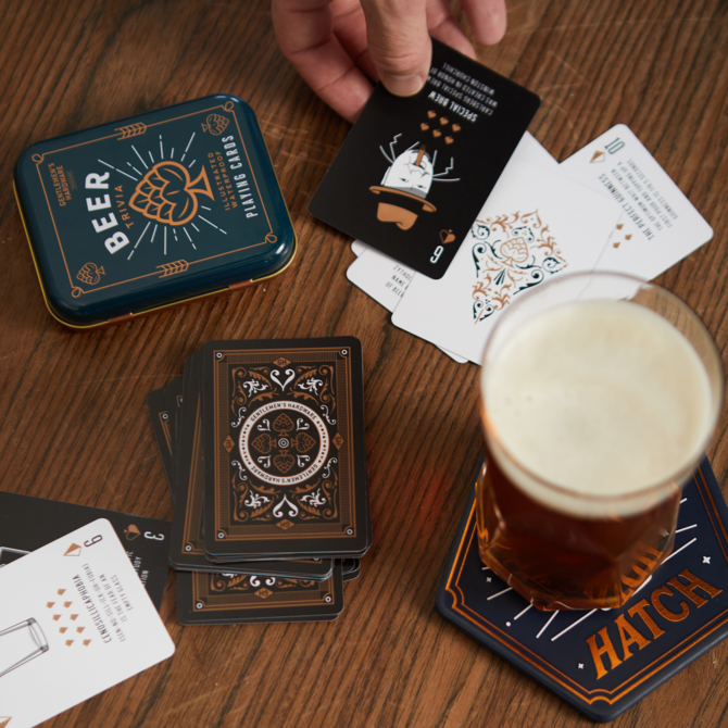 GENTLEMAN'S HARDWARE Playing Cards - Beer/Tin