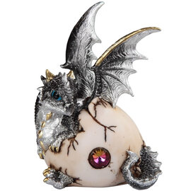 George S Chen DRAGON EGG-SLVR 6"
