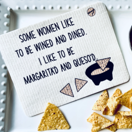 Ellembee Dishcloth - Margarita'd and Queso'd Reusable Ellembee Dishcloth - Margarita'd and Queso'd Reusable