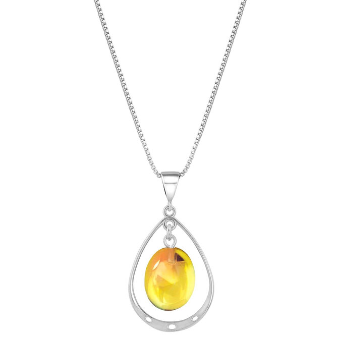 Leightworks *Necklace - Oval w/Loop Fire Polished