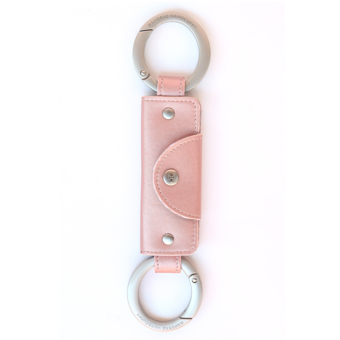 HANDBAGHANDCUFF *HANDBAG HANDCUFF-METALLIC PINK