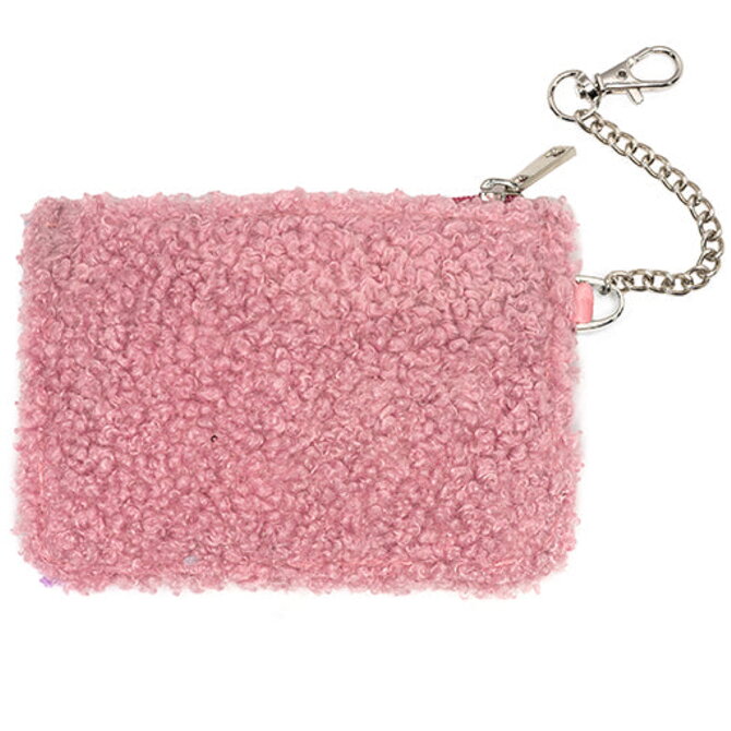Living Royal Key Chain - Pink Checker Pouch