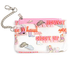 Living Royal Key Chain - Clear Rodeo Pouch Living Royal Key Chain - Clear Rodeo Pouch