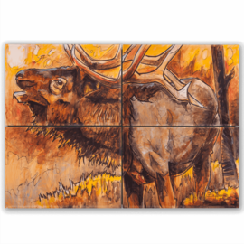 Meissenburg Studios *AFTERNOON ELK-4 PANEL
