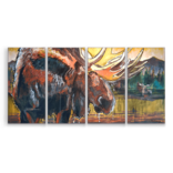 Meissenburg Studios MOOSE 4 PANEL-84X42/ED ANDERSON