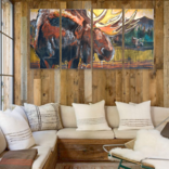 Meissenburg Studios MOOSE 4 PANEL-84X42/ED ANDERSON