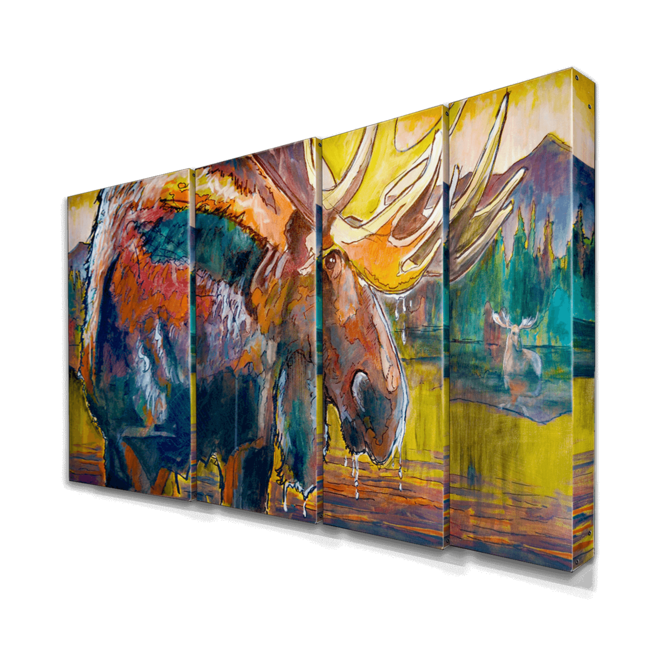Meissenburg Studios MOOSE 4 PANEL-84X42/ED ANDERSON