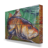 Meissenburg Studios *4 PIECE RED FISH-ED ANDERSON Meissenburg Studios *4 PIECE RED FISH-ED ANDERSON