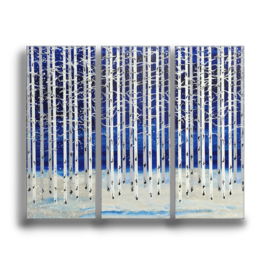 Meissenburg Studios *WINTER ASPEN-3 PANEL/NANCY SEILER 48X42