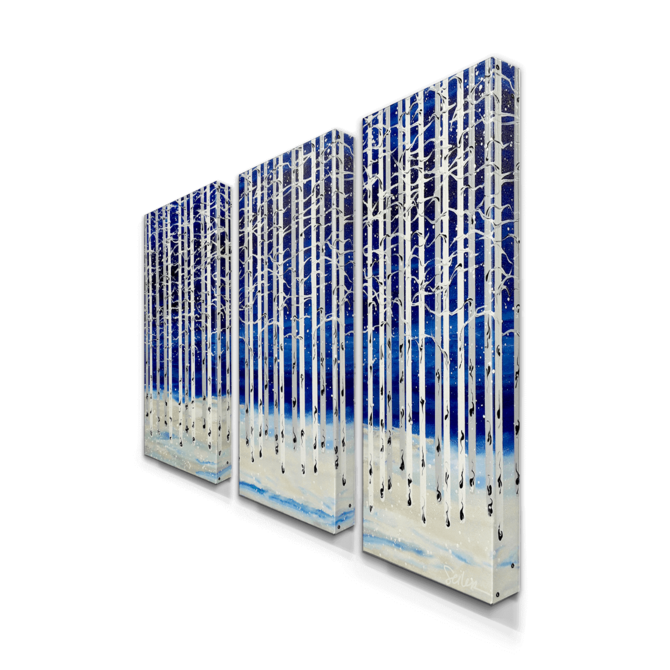 Meissenburg Studios *WINTER ASPEN-3 PANEL/NANCY SEILER 48X42