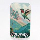 ZEN HILLS MAGNET-HUMMER/ROCKS/TREES CO