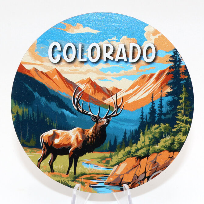 ZEN HILLS COASTER-ELK/MOUNTAIN COLORADO