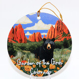 ZEN HILLS ORNAMENT-BEAR/ROCKS/FLOWERS GARDEN OF THE GODS CO ZEN HILLS ORNAMENT-BEAR/ROCKS/FLOWERS GARDEN OF THE GODS CO