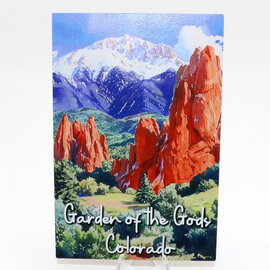 ZEN HILLS POST CARD-WOOD GARDEN OF THE GODS/PP GOG
