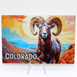 ZEN HILLS POST CARD-WOOD BIGHORN/MOUNTAIN VALLEY/SUN CO