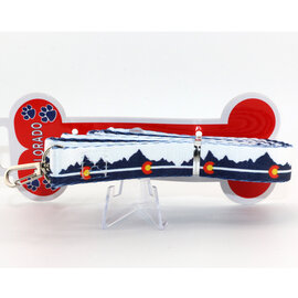 Monterey LEASH-MOUNTAINS BLUE/WHITE COLORADO Monterey LEASH-MOUNTAINS BLUE/WHITE COLORADO