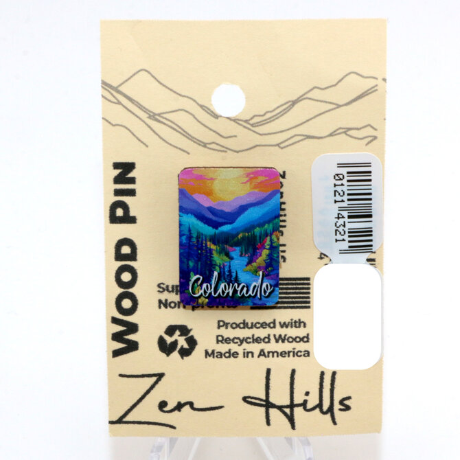 ZEN HILLS PIN-RIVER SCENE COLORADO