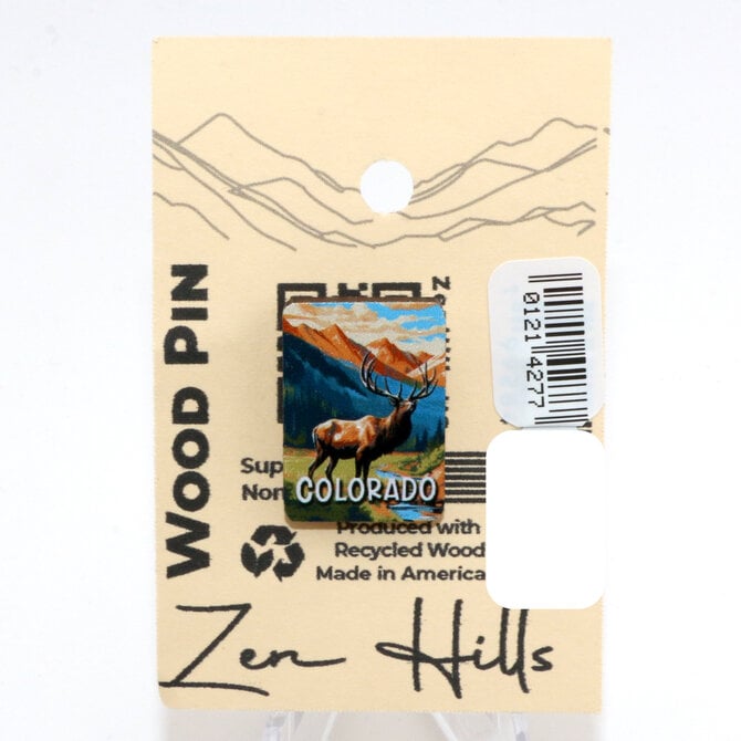 ZEN HILLS PIN-ELK/MOUNTAIN COLORADO